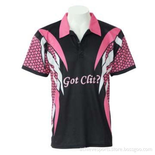 Latest Lady's Sport Polo Shirt with Team Logo, Customized, Free Design and Colorful